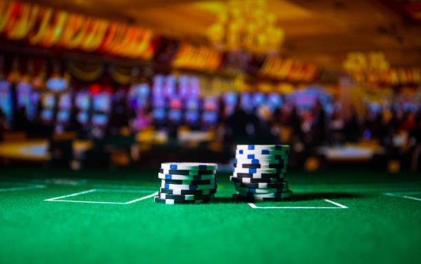 Roulette wheel in motion